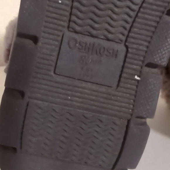 OshKosh B'gosh Girls Siberian Faux Fur Faux Leather Shimmer Pull On Boots 8M - Picture 6 of 9